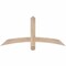 Ekena Millwork Bellingham Smooth Timber Gable Bracket, Douglas Fir, 48"W x 22"H x 1 1/2"D x 3 1/2"F, 11/12 Pitch GBW048X22X0204BEL00SDF - alternate 1